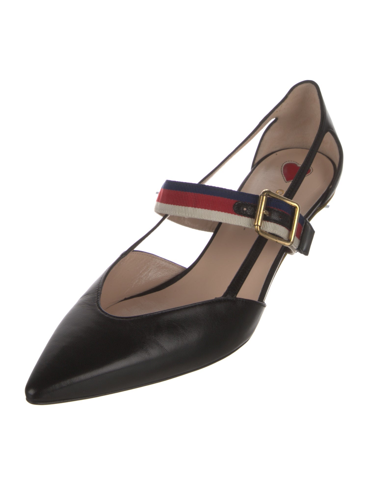Gucci Leather Slingback Pumps