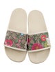 Gucci Flora Print Slides