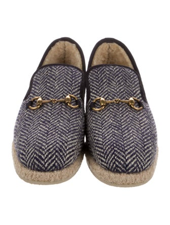 Gucci Wool Patterned Loafers