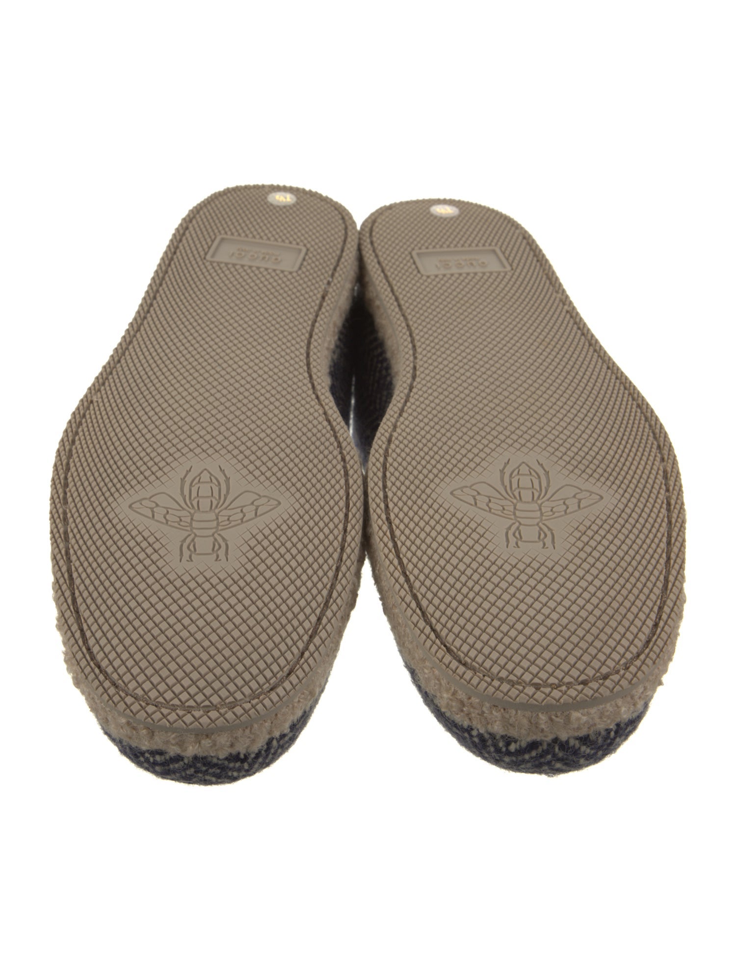 Gucci Wool Printed Slippers