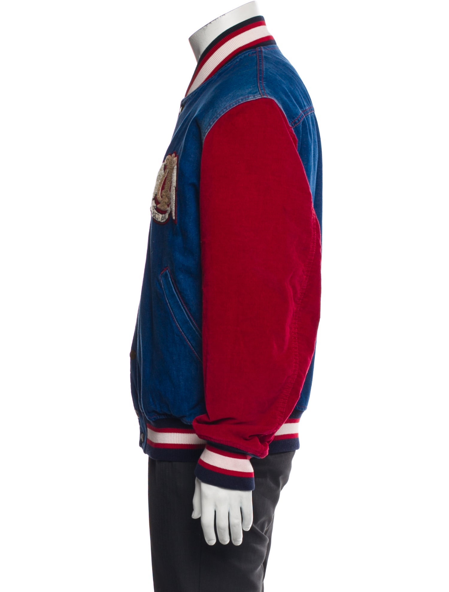 Gucci 'Gucci Band' Striped Varsity Jacket