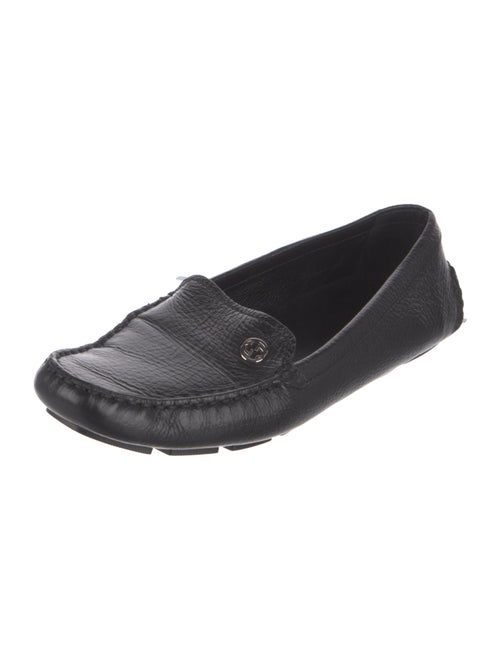 Gucci Interlocking G Logo Leather Loafers