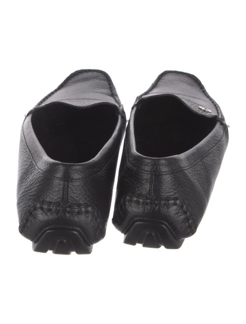 Gucci Interlocking G Logo Leather Loafers