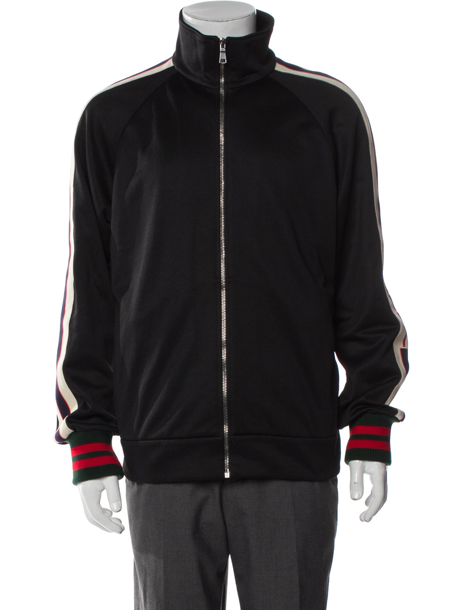 Gucci 2018 Sylvie Web Accent Bomber Jacket