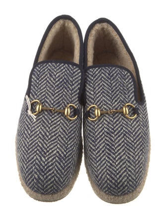 Gucci Wool Printed Loafers