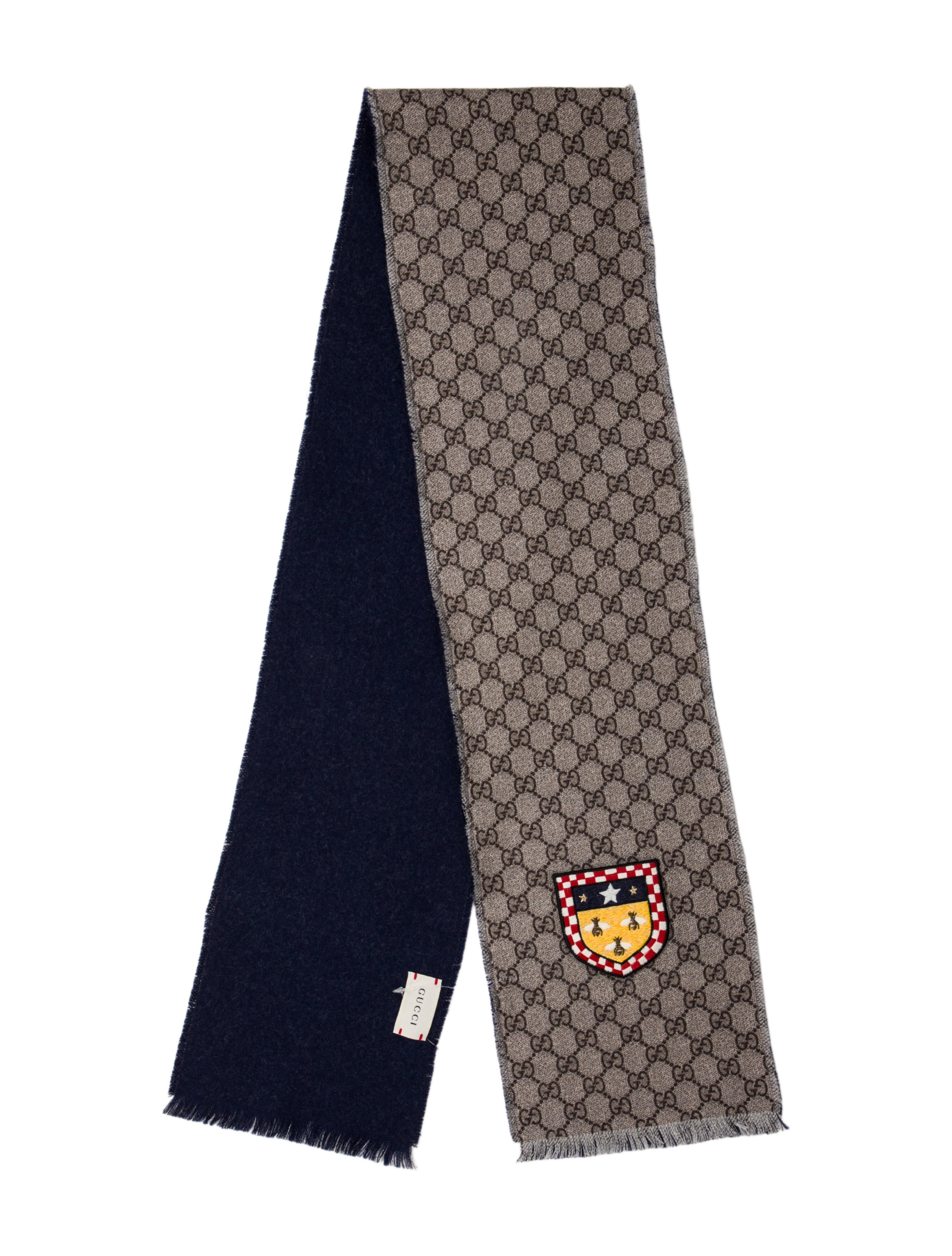 Gucci Wool Printed Scarf