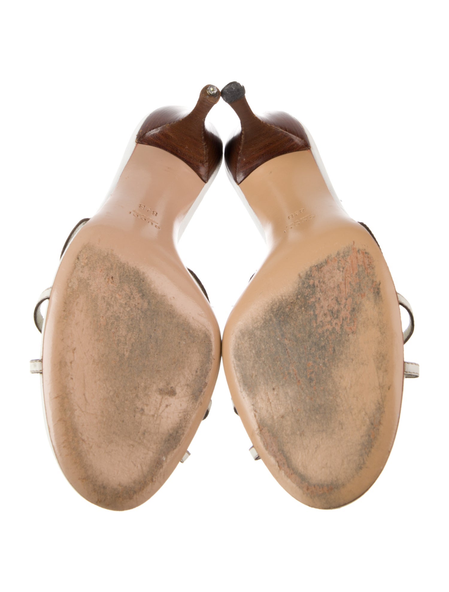 Gucci Interlocking G Logo Leather Slides