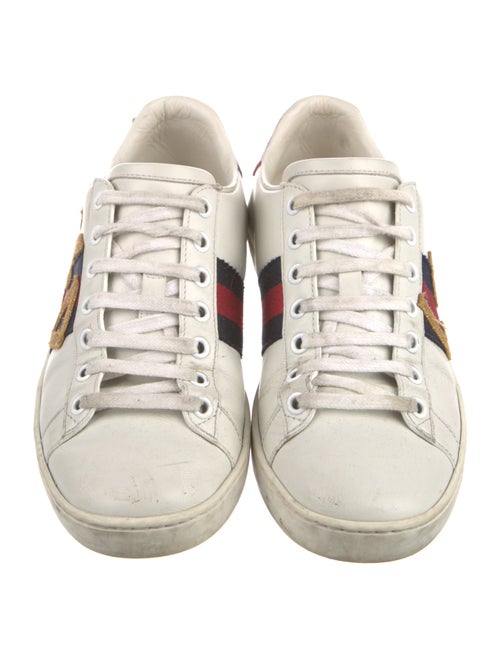 Gucci Sylvie Web Accent Leather Sneakers