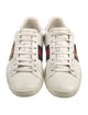 Gucci Sylvie Web Accent Leather Sneakers