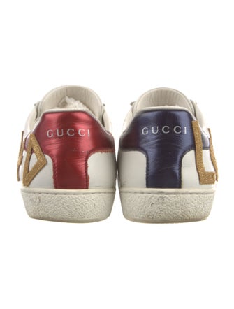 Gucci Sylvie Web Accent Leather Sneakers
