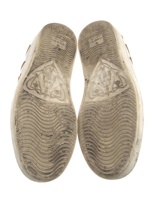 Gucci Sylvie Web Accent Leather Sneakers