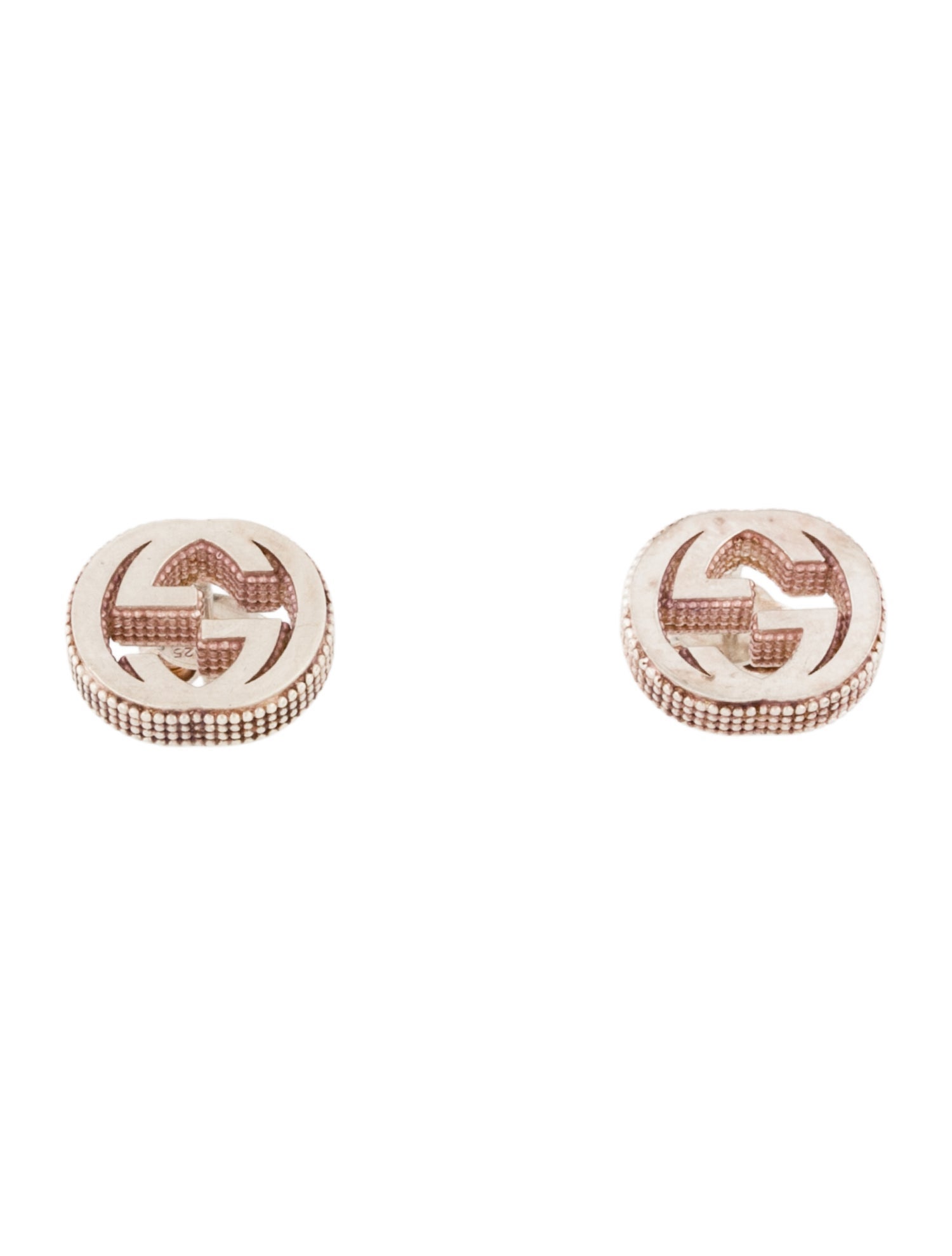 Gucci Interlocking G Stud Earrings