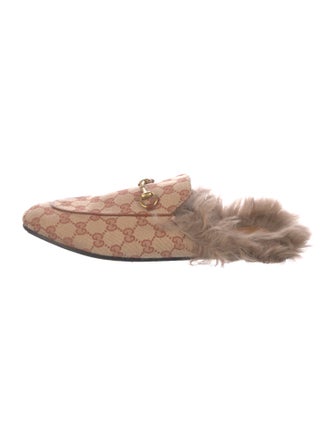 Gucci GG Canvas Canvas Mules