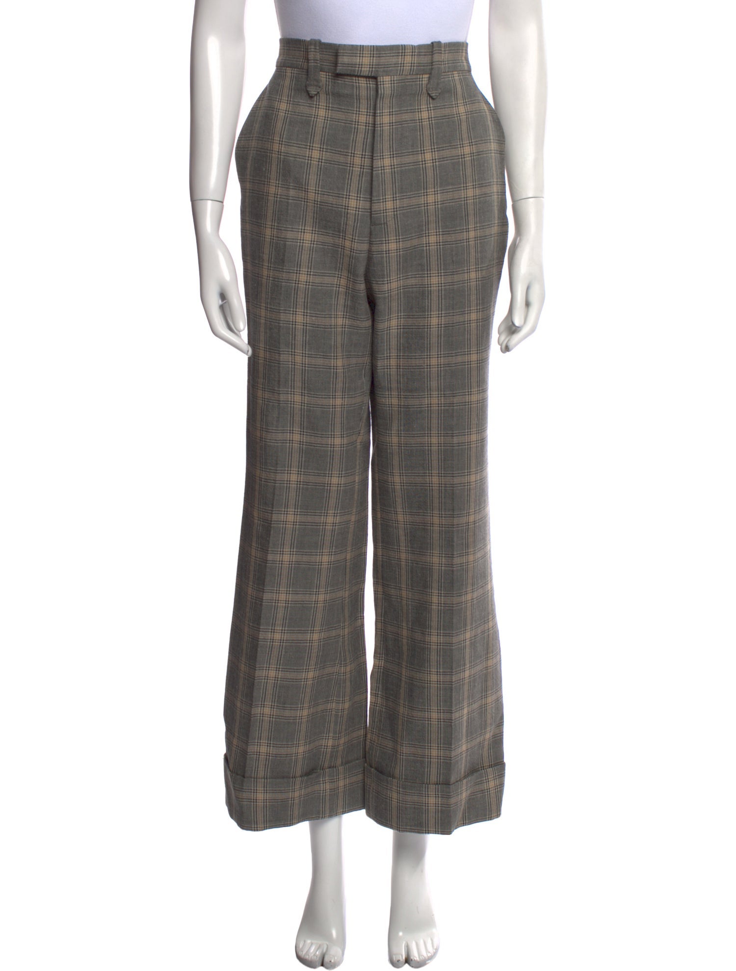 Gucci Linen Wide Leg Pants