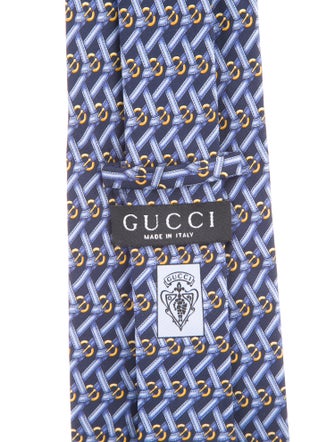 Gucci Pattern Print Tie