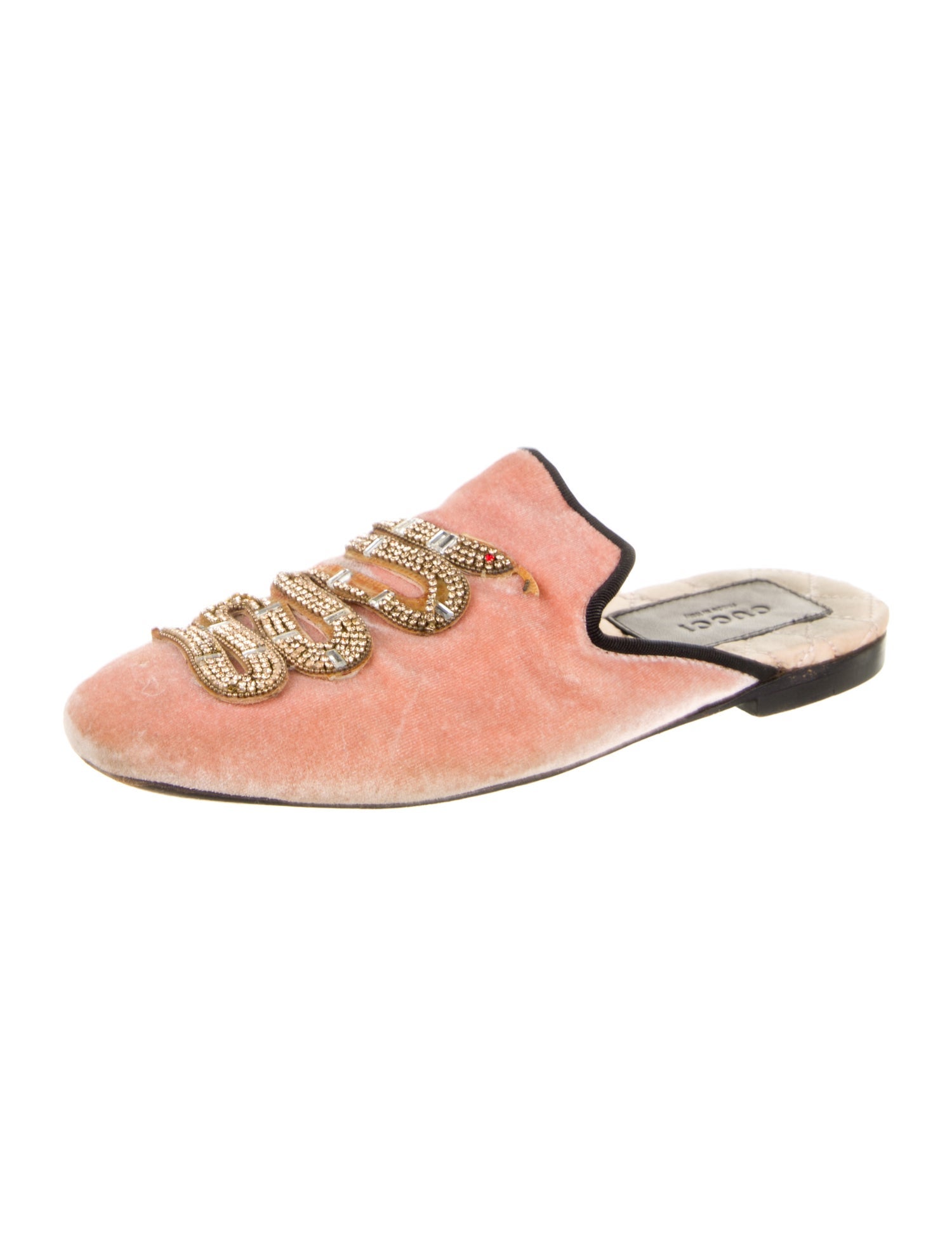 Gucci Lawrence GG Crystal Mules