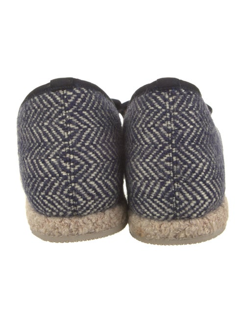 Gucci Wool Tweed Pattern Loafers