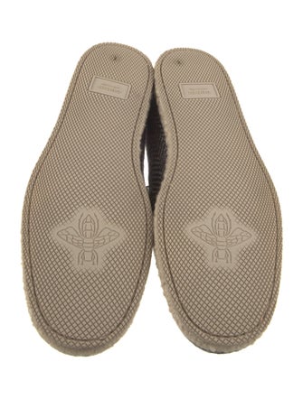 Gucci Wool Tweed Pattern Loafers