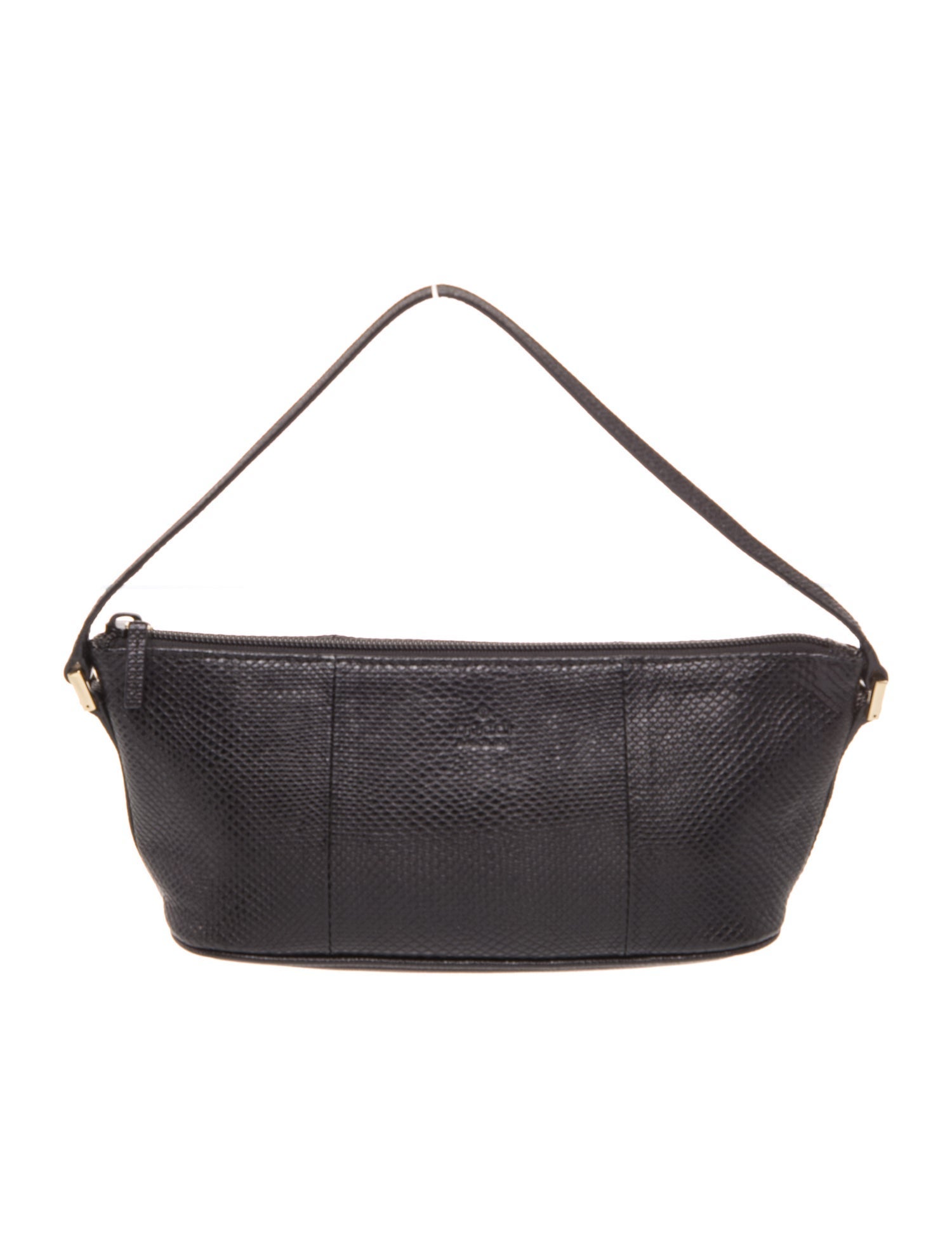 Gucci Embossed Leather Boat Vintage