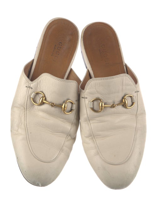 Gucci Horsebit Accent Leather Mules