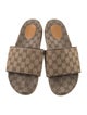 Gucci Running GG Logo Canvas Slides