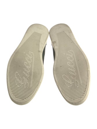 Gucci Web Accent Leather Sneakers