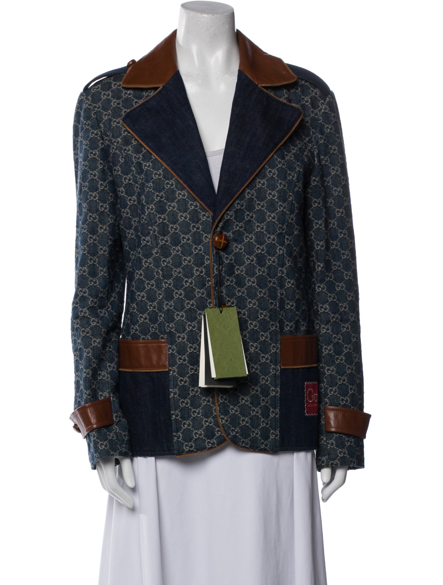Gucci Tweed Pattern Blazer w/ Tags