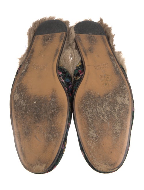 Gucci Horsebit Accent Printed Slippers