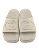 Gucci Interlocking G Logo Rubber Slides
