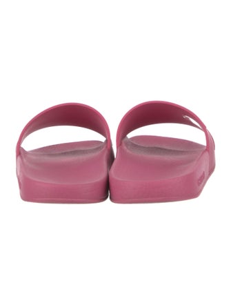 Gucci Interlocking G Logo Rubber Slides