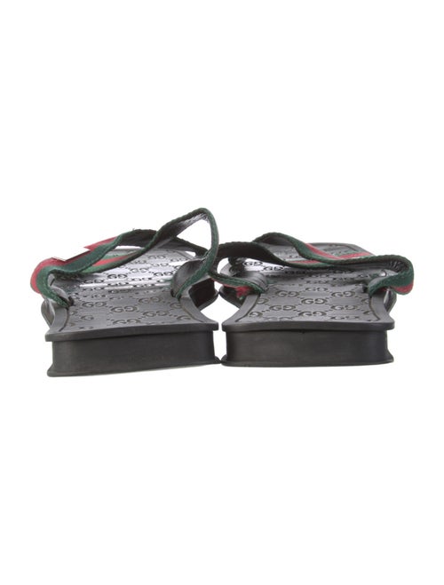 Gucci Web Accent Rubber Slides