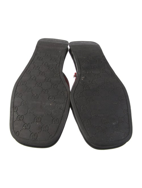 Gucci Web Accent Rubber Slides
