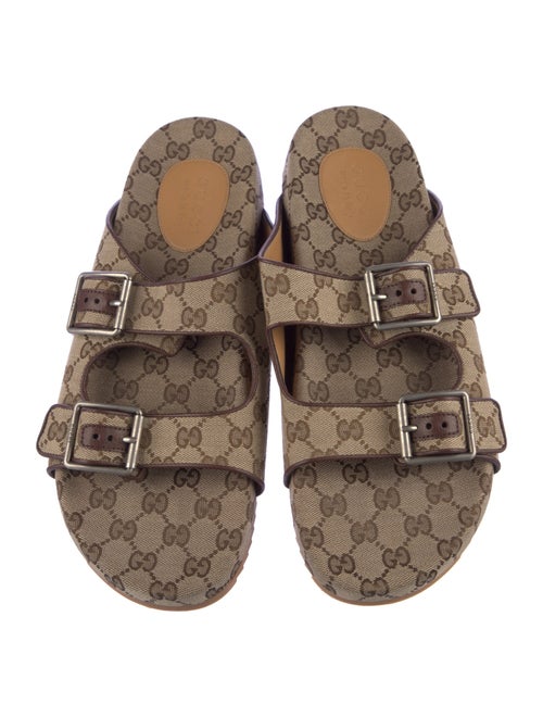Gucci GG Canvas Canvas Slides