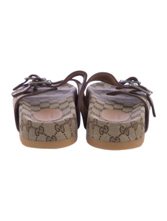 Gucci GG Canvas Canvas Slides