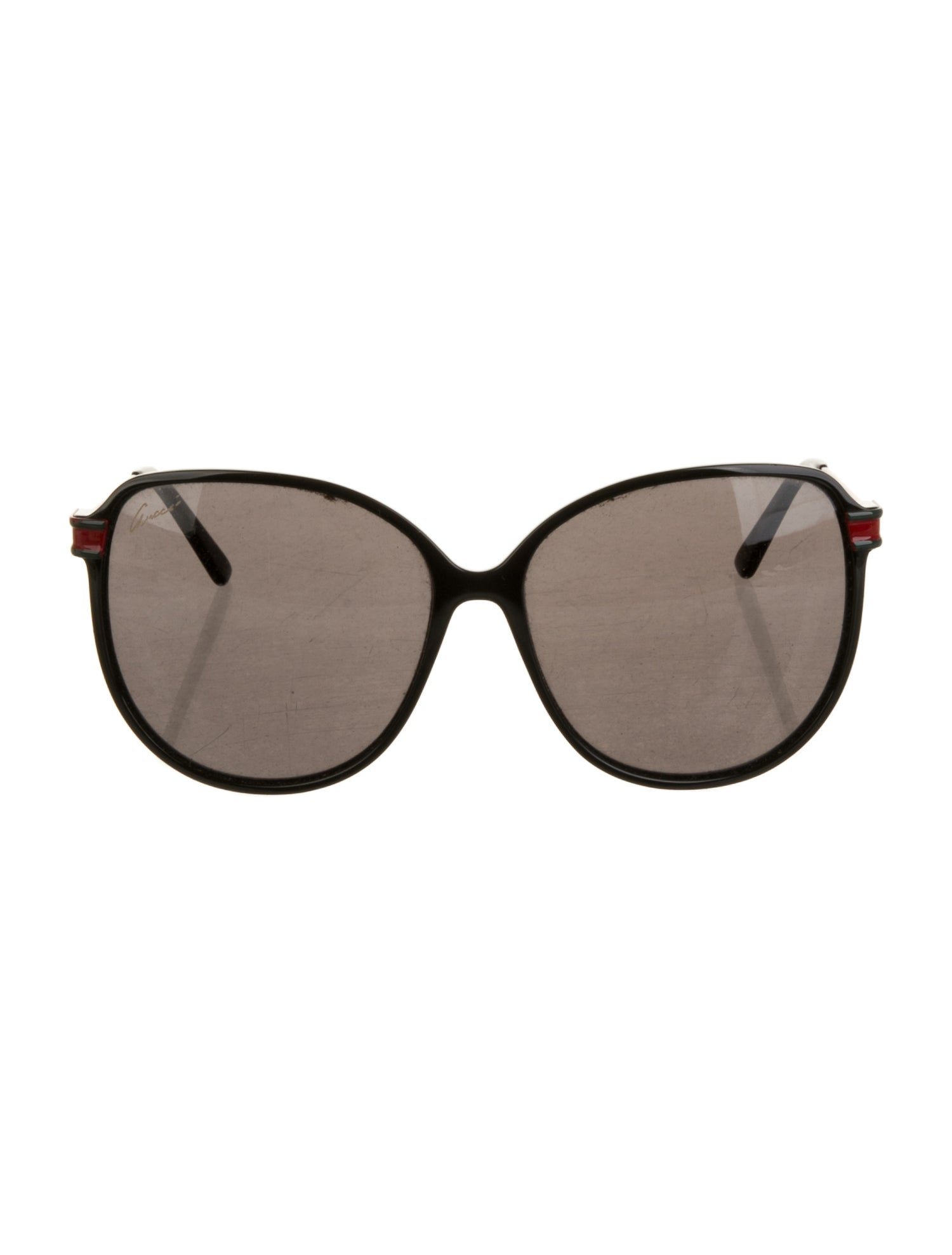 Gucci Web Accent Oversize Sunglasses