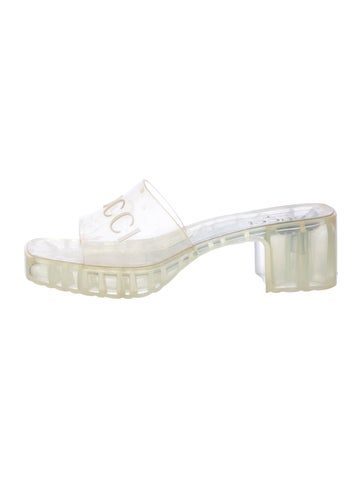 Gucci Sandals Rubber Slides IT 37 | 7