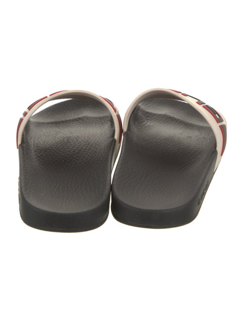 Gucci Sylvie Web Accent Rubber Slides