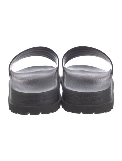 Gucci Web Accent Rubber Slides