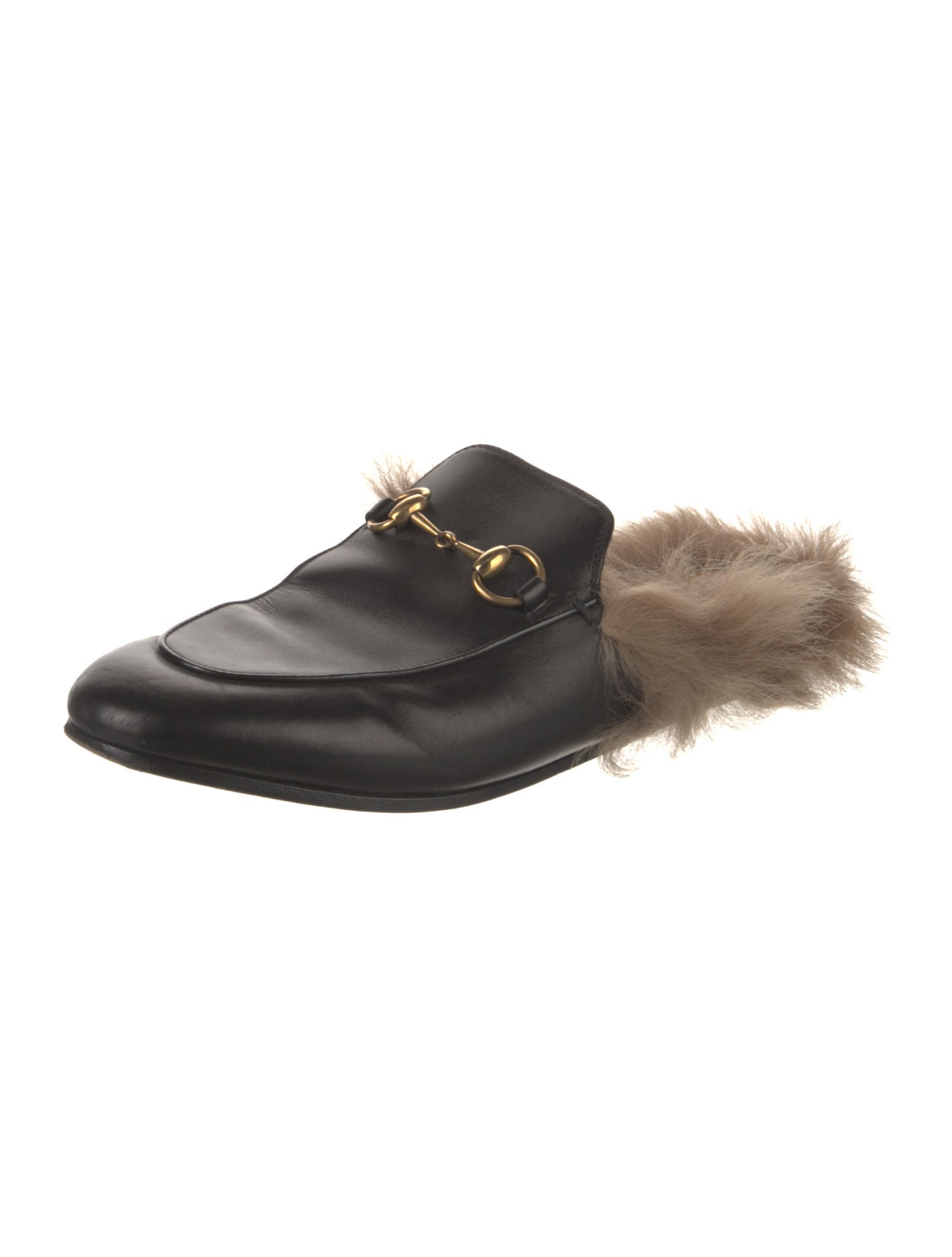 Gucci Horsebit Accent Leather Mules