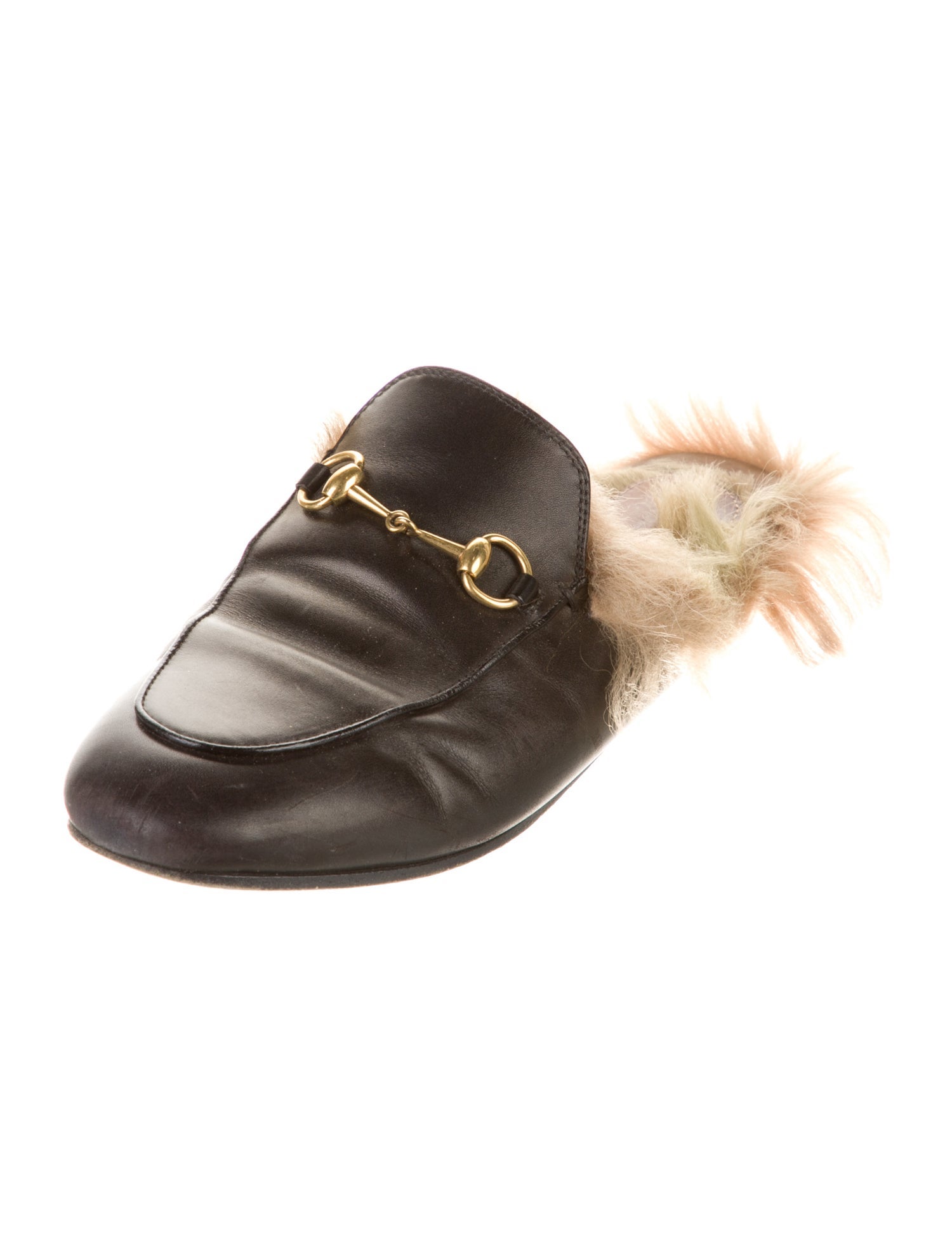 Gucci Horsebit Accent Leather Mules