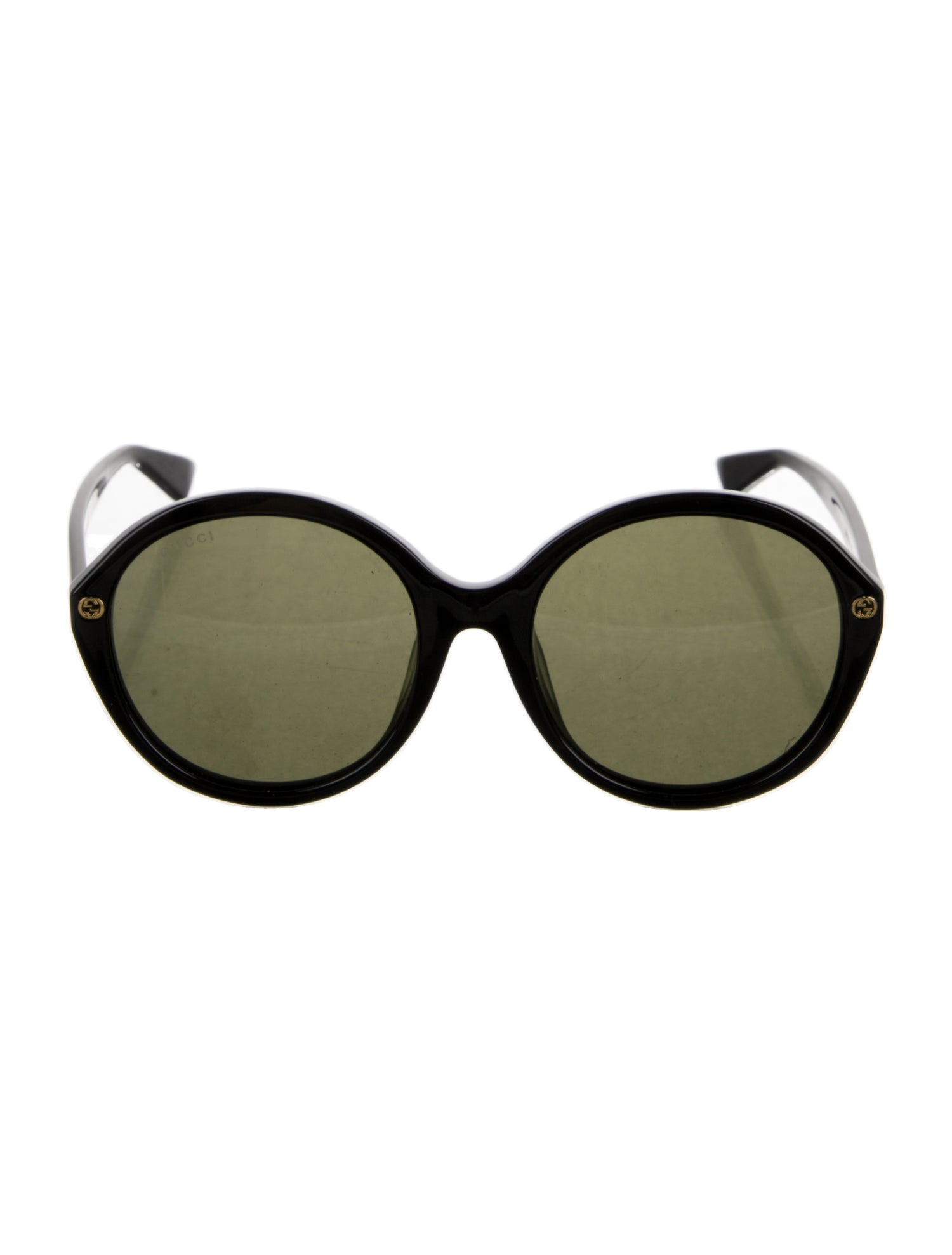 Gucci Interlocking G Logo Round Sunglasses