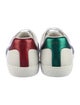 Gucci Web Accent Leather Sneakers