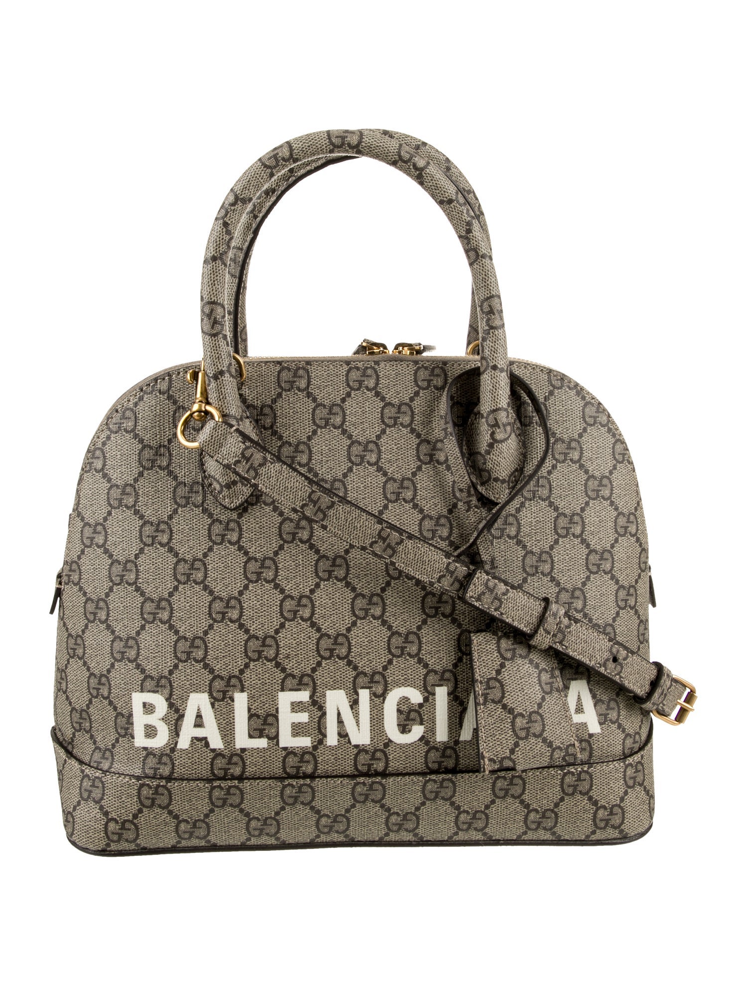 Gucci x Balenciaga GG Supreme Hacker Project Ville Bag Small