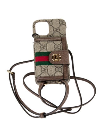 Gucci Brown Pattern Printed GG Supreme IPhone 12 Case