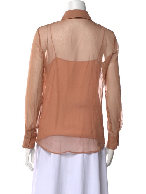 Gucci 2022 Silk Button-Up Top