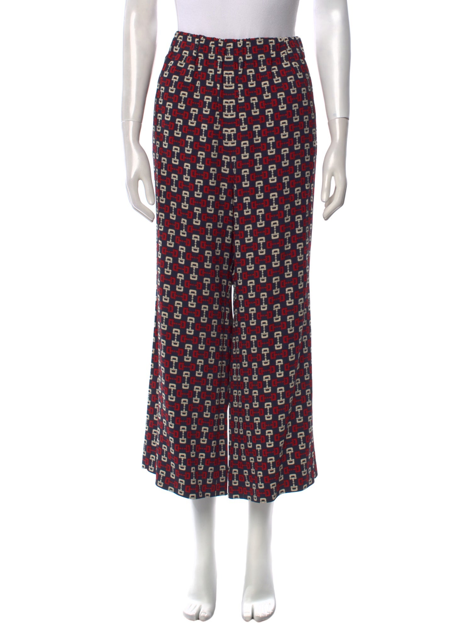 Gucci Printed Wide Leg Pants