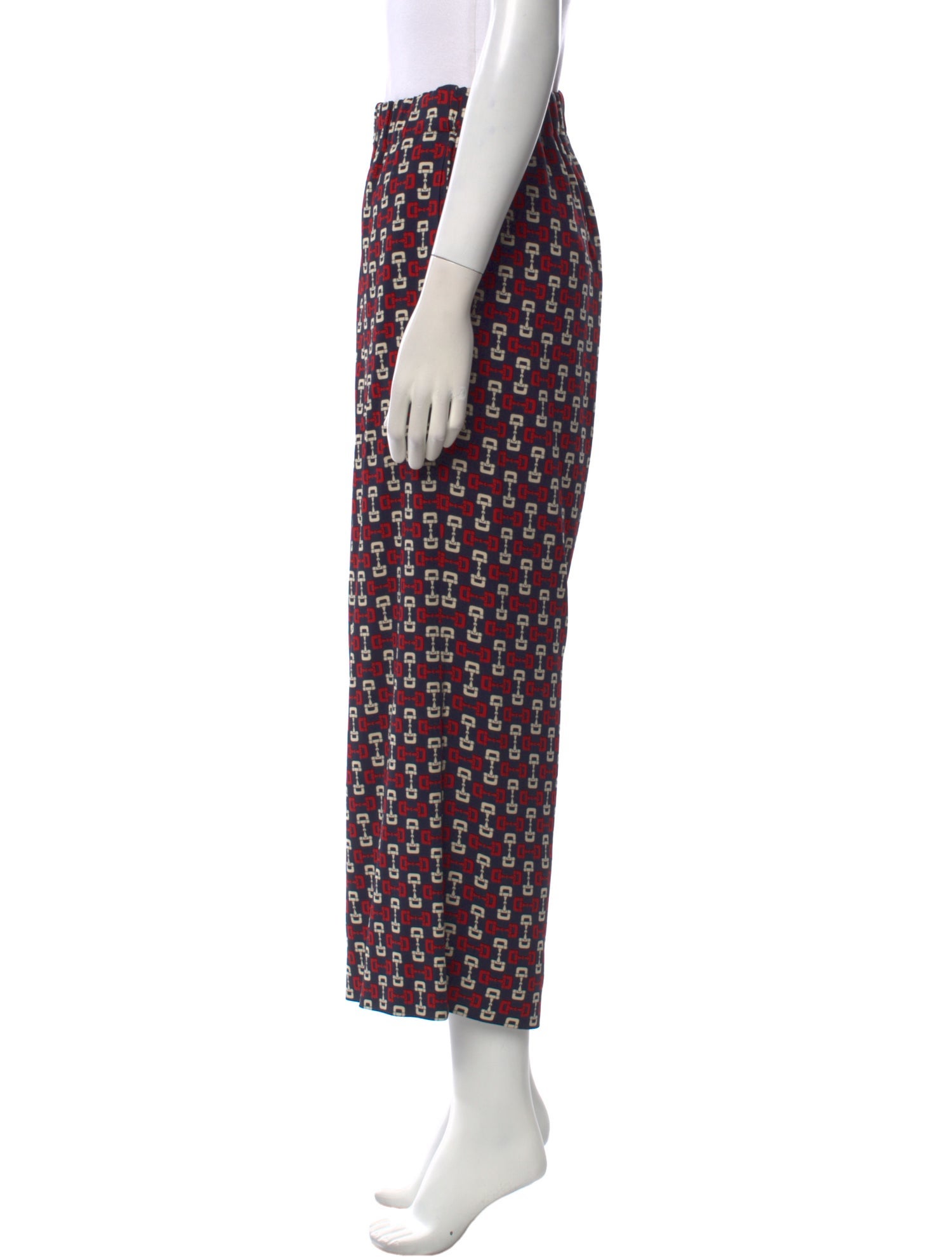 Gucci Printed Wide Leg Pants