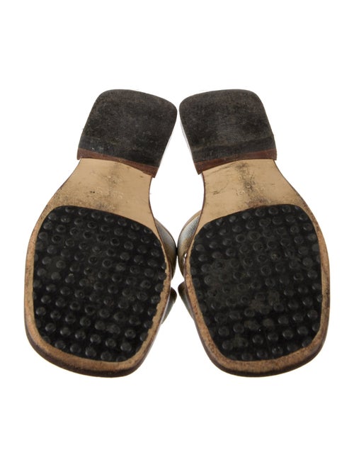 Gucci Canvas Striped Slides