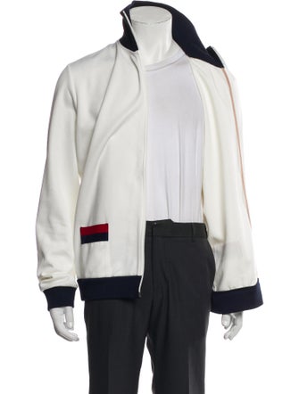 Gucci Sylvie Web Accent Bomber Jacket