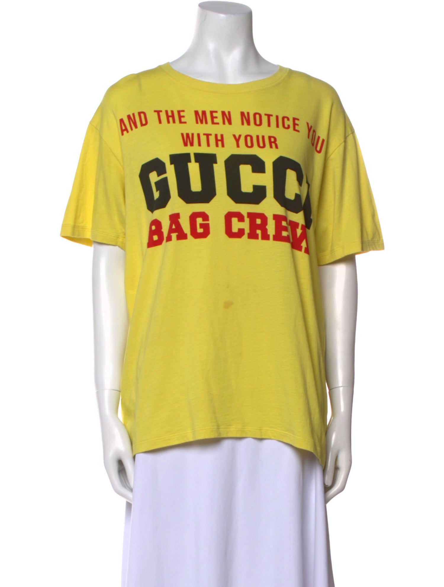 Gucci Graphic Print Crew Neck T-Shirt